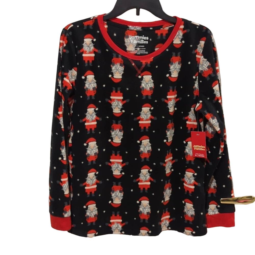 Jammies for Families Santa Top, NWT, M